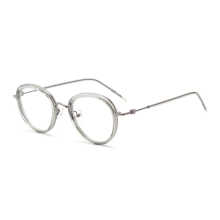 Nice Frame Round Shape Combined Metal Temple Optical Eye Frame
