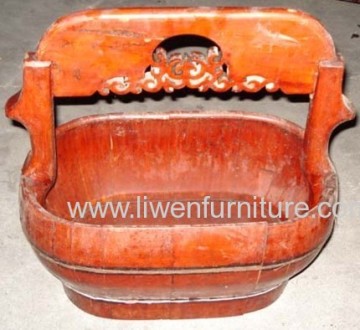 Antique Decoration Bucket 