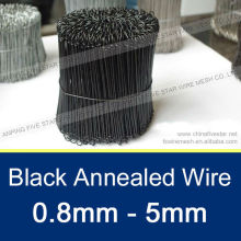 0.8mm/1.2mm Black Annealed Loop Tie Wire