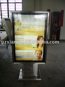 stainless steel advertisment light box