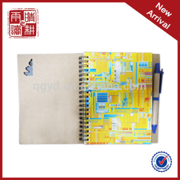 a5 twin coil spiral notepad with pencil