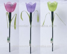 Plastic Tulip Solar Light LED