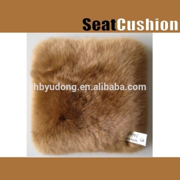 Lambskin decorative pillow