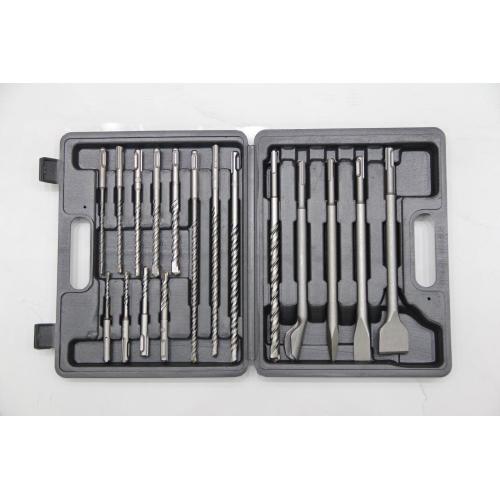 Máy khoan búa điện bằng thép carbon 17pcs