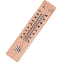 Antique Wood Indoor Decorative Thermometer