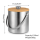KLP wholesale 1.5L double wall stainless steel small metal champagne beer ice bucket with lid