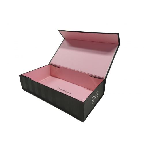 Black UV Spot paper foldable box