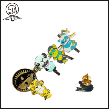 Cartoon Animal enamel pen clips metal