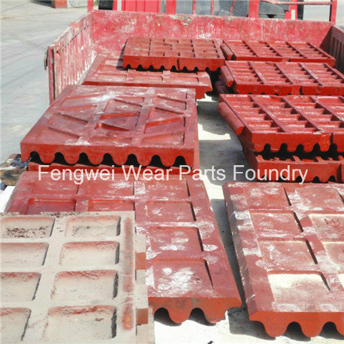 Customized High Manganese Steel Jaw Plate for Jaw Crusher