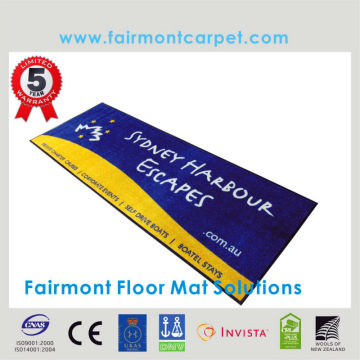 Branded Logo Door Mat, Entrance Mat, Nylon Mat with Rubber Backing