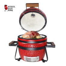 SEB KAMADO RED 13"  Rolling Grill Basket Charcoal bbq Grill Outdoor Barbecue Grill