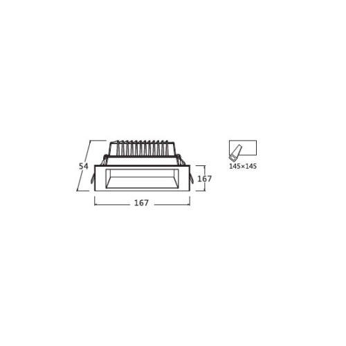 LEDER White 4000K 12W LED Downlight