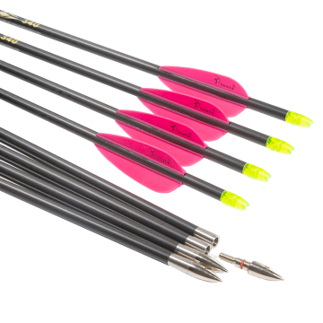 Best Hunting Arrows for Compound Bows - .204" ID5.2mm Spine 250-800 Carbon Arrows