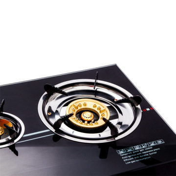 3 đầu đốt Gas Hob Glass Top