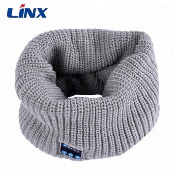 Knitted Neck Warmer Bluetooth scarf Headphones