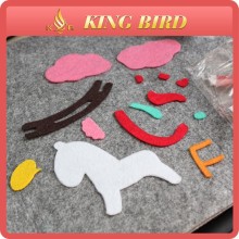 horse animal felt toys accessories non woven felt wholesale felt