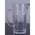 Hochwertiges Glas-Trinkgeschirr-Set Glastasse und Krug