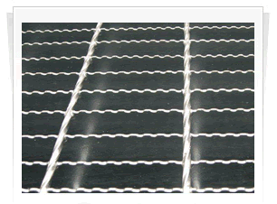 Galvanized serrated steel bar gratings