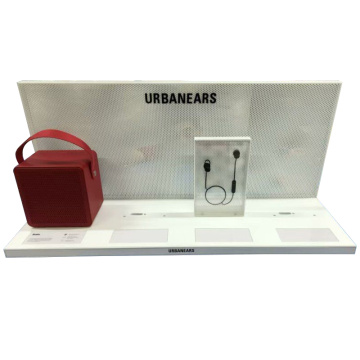 speaker display stand retail store