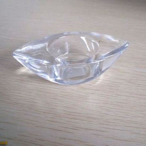 Photophore en verre transparent