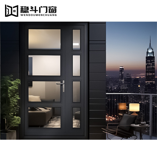 High Performance Aluminum Casement Impact Resistant Doors