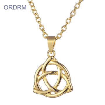 Custom Jewelry Mens Gold Celtic Knot Necklace