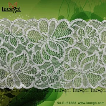 elastic lace trimming jacquard colorful stretch lace trim