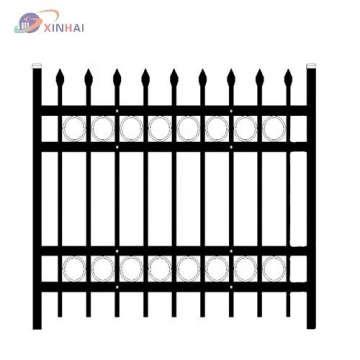 Hot Dipped Galvanized Powder Coating Wrought Iron Fence