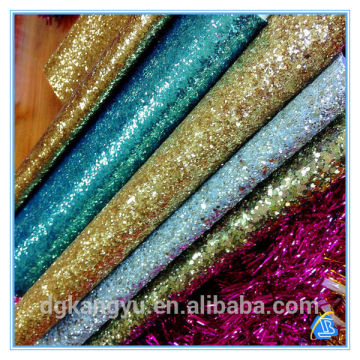 pu slipper decoration glitter leather