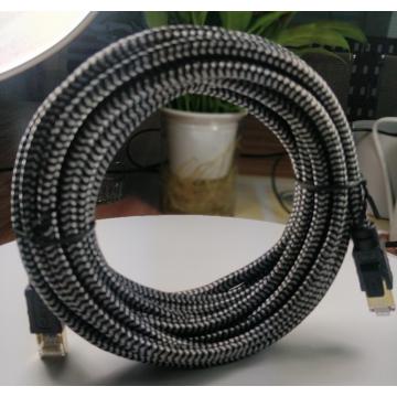 Nylon Braided High Speed Heavy Duty Cat8 Network