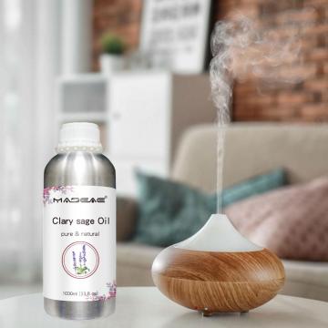 Extracto de planta a granel 1L Clary Sage Oil esencial para el cuidado de la piel de aromaterapia doméstica