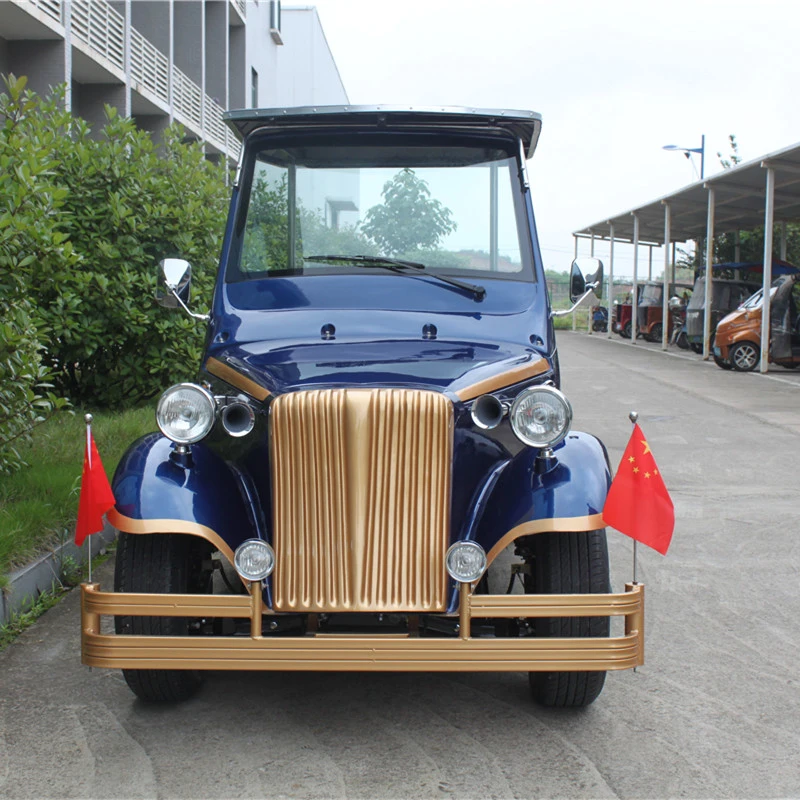 4+2 Blue Electric Classic Car for Hotel