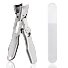 Low MOQ Stainless Steel Fingernail Toenail Clipper with Glass File