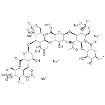 Condroitina, sal sódica de 6 sulfatos, CAS 12678-07-8.