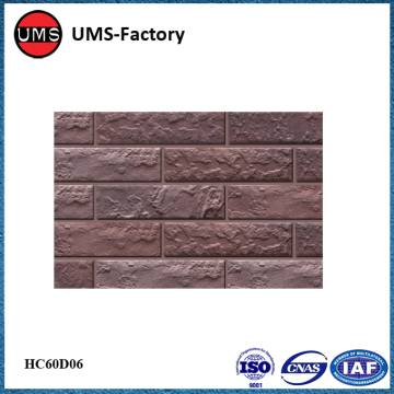 Interior natural brick effect porcelain tiles