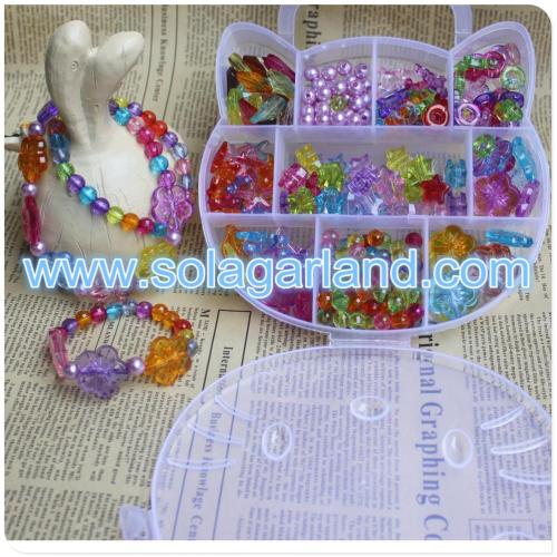 Scatola portaoggetti in plastica trasparente stile Hello Kitty