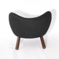 Finn Juhl Leather Pelican Lounge