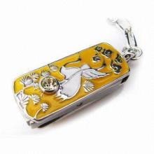 Promotional USB 2.0 Flash Drive for Gifts, with Up to 16GB Memory Capacity, Free Sample