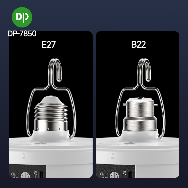 100W Emergency Bulb Rechargeable Lamp with Remote Control