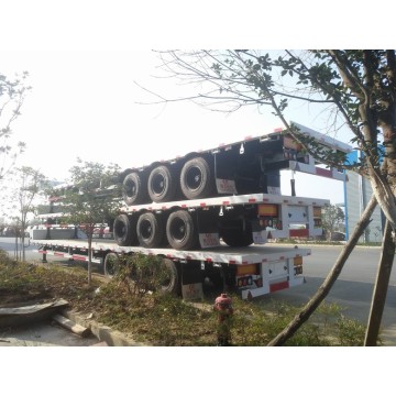 CLW 20ft 40 ft skeleton container semi trailer