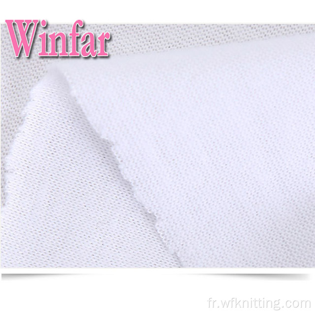 Tissu de polyester filé en jersey Spandex