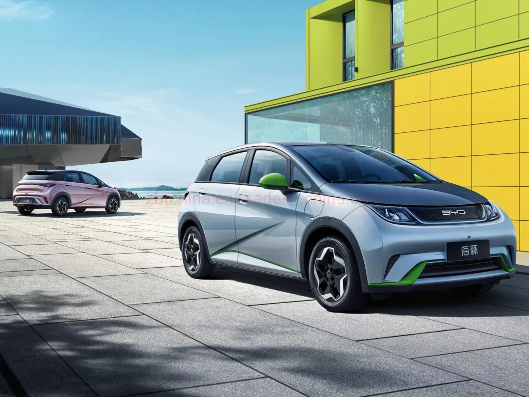 2022 Year Green Dolphin EV Nedc 301km 401km New Energy Vehicle Long Range Electric Car Sedan with LED Auto Headlights