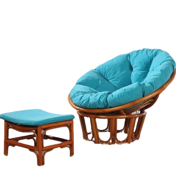 Super Comfortable Rattan Papasan Chair with Cushion