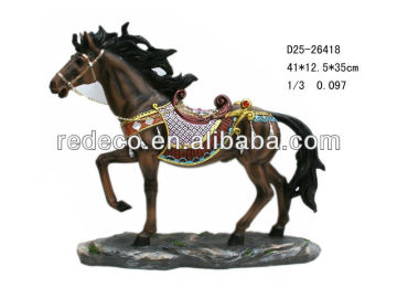 Decorative antique horse statue