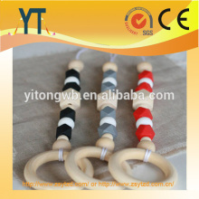 Stylish teething pacifier holder / Beads are safe for teething