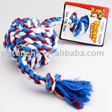 Rope Ball barking dogs toy