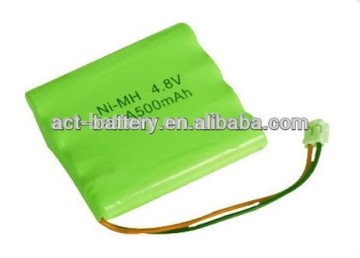 4.8v nimh pack AAA 500mAh