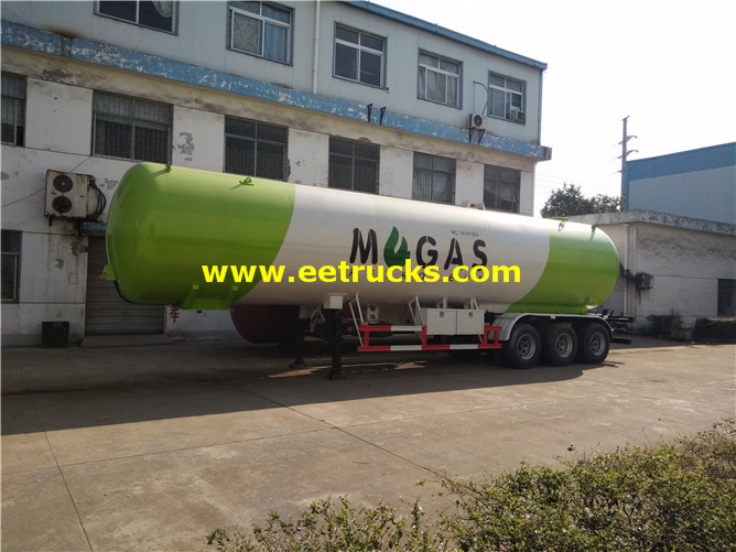 30 ton ton tit-axle lpg tank trailers