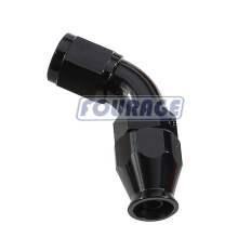 60 Degree Aluminum Female AN Swivel PTFE Fuel Hose End Adapter