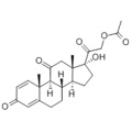 Pregna-1,4-dieno-3,11,20-triona, 21- (acetiloxi) -17-hidroxi-CAS 125-10-0